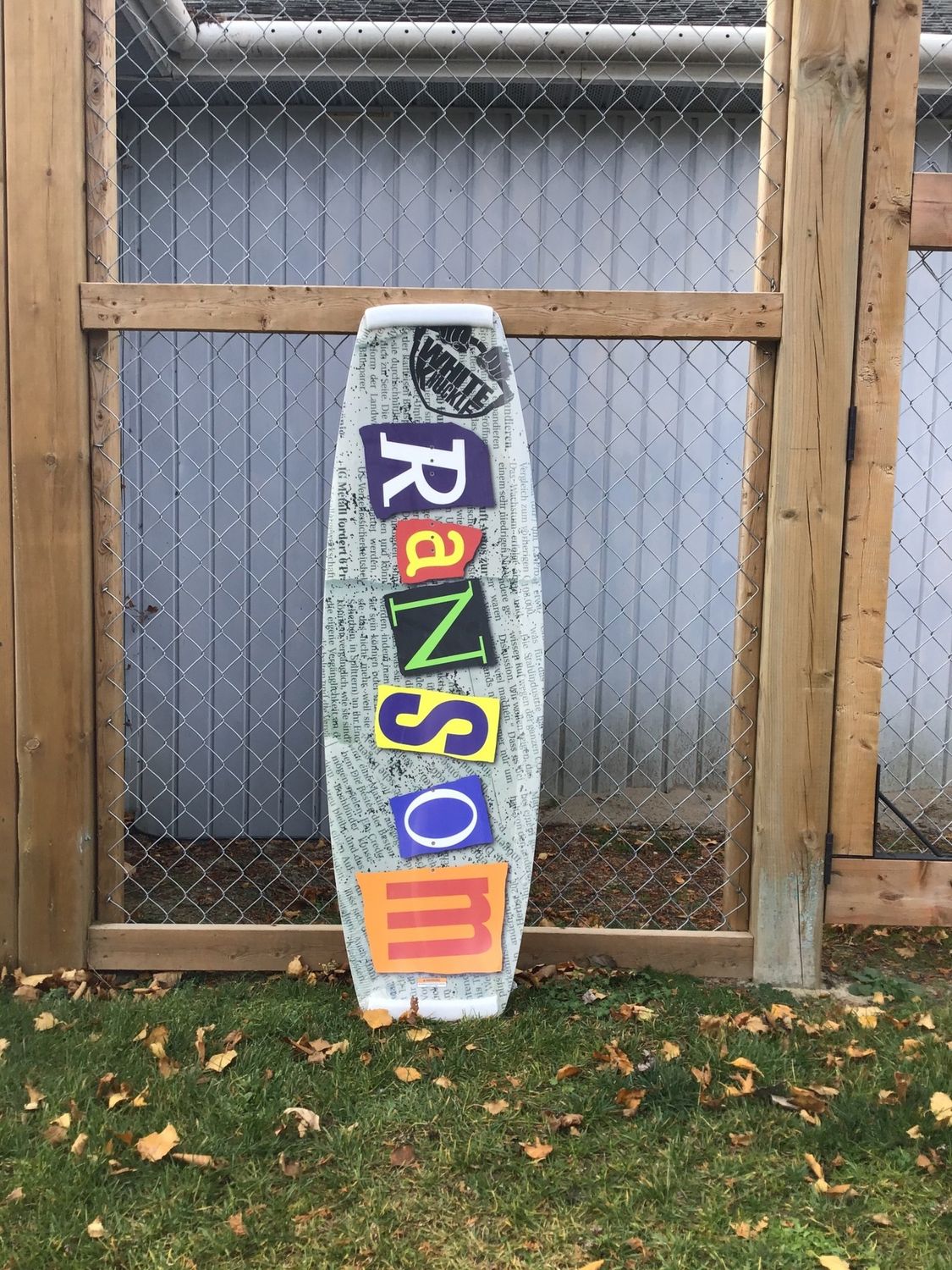 White Knuckle Ransom wakeboard, Size: 134
