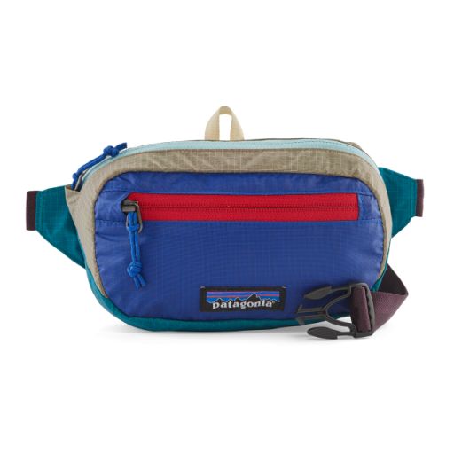 ultralight black hole mini hip pack, Colour: patchwork: belay blue, Size: One Size