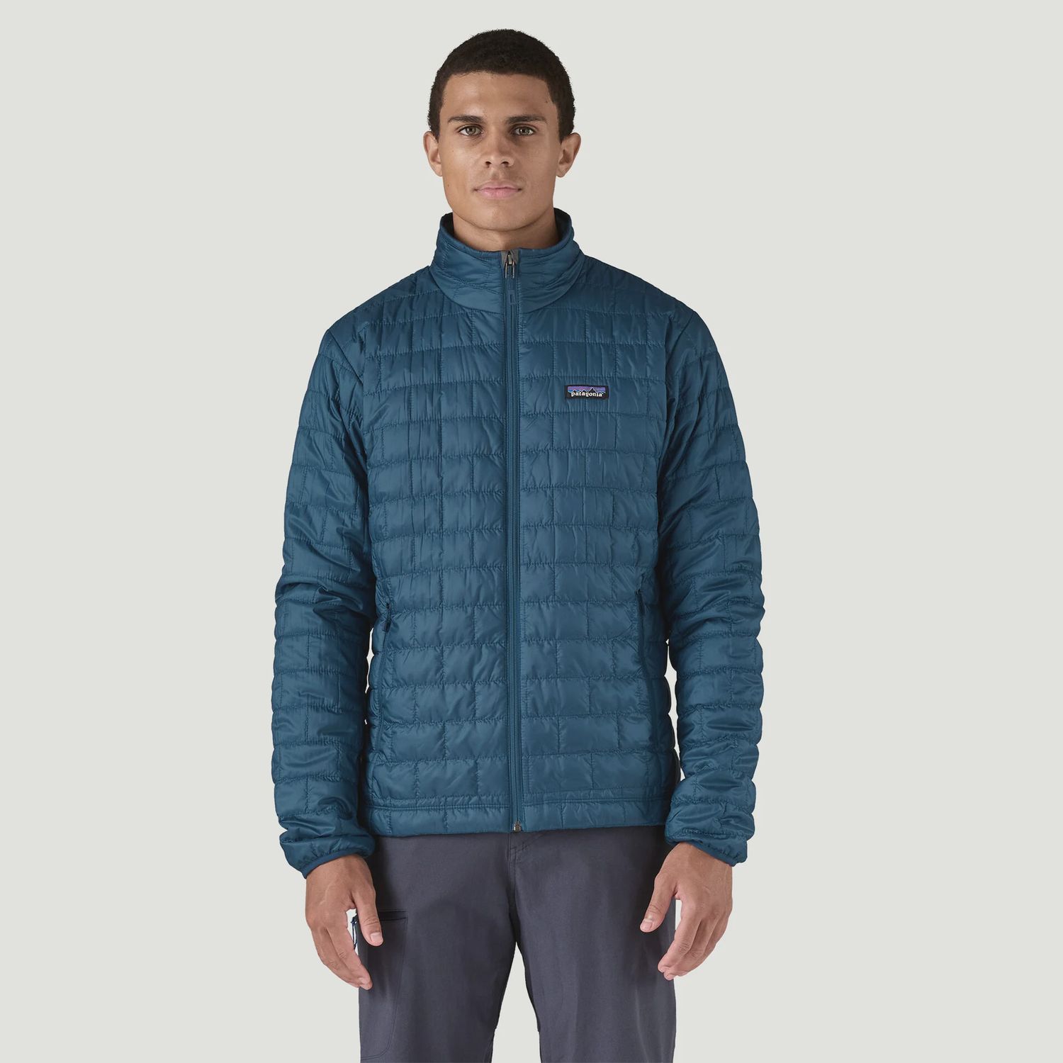 M&#39;s nano puff jacket, Color: Lmbe, Size: S