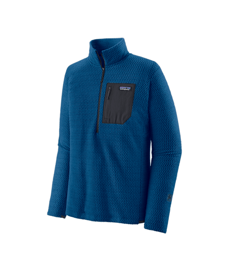 M&#39;s R1 air zip neck, Color: Enlb, Size: S