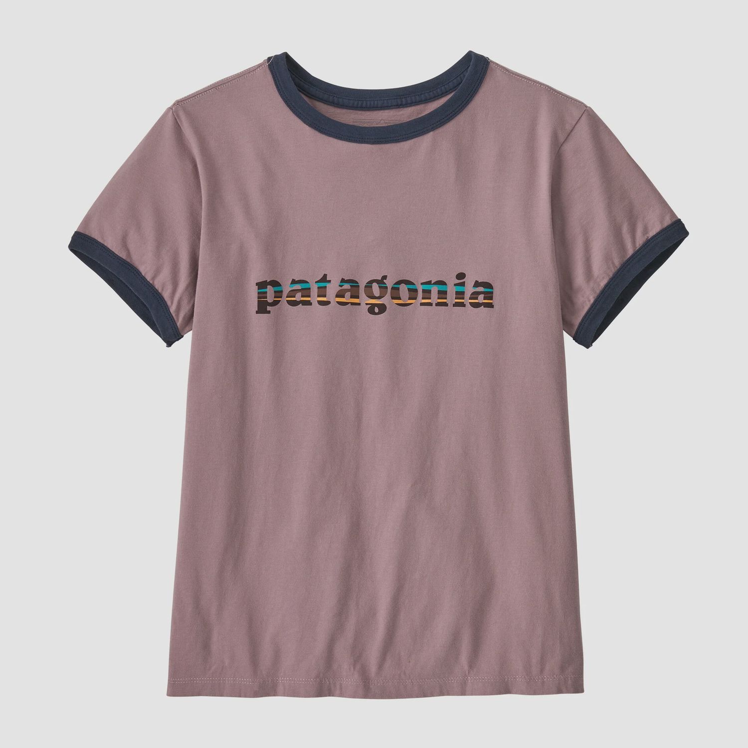 W&#39; &#39;73 text logo organic ringer tee, Color: Stma, Size: S