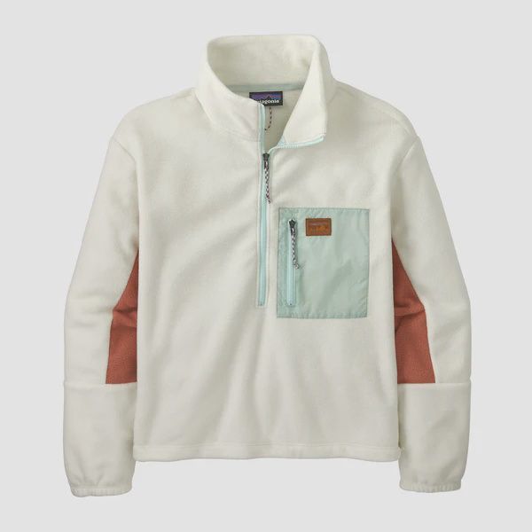W&#39;s Microdini 1/2 zip, Color: Bcw, Size: S