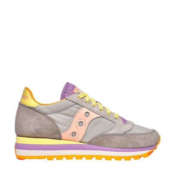 Jazz triple, Color: Grey/Peach, Size: 8.5