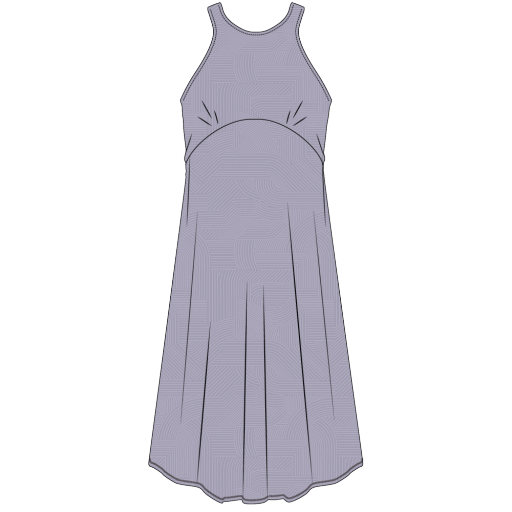 Jewel Lake Summer Dress, Size: XS_, Colour: LUMINOUS LINEA