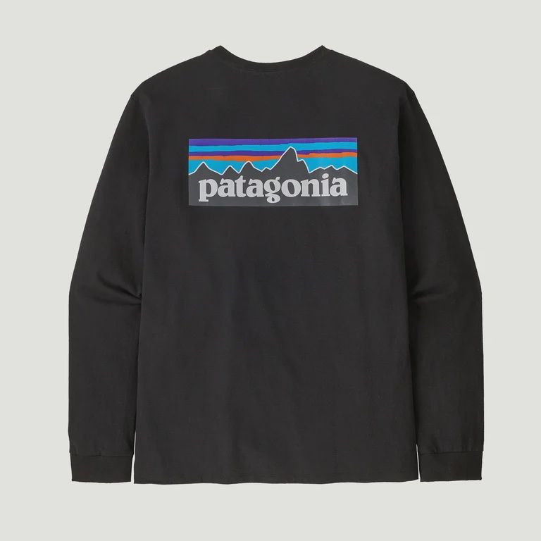 M&#39;s Ls P-6 Logo Responsibili-Tee, Color: BLK, Size: L