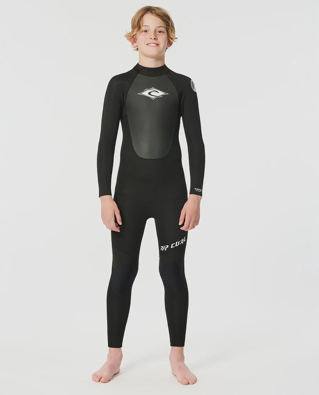 Kids Omega 3/2, Colour: Black, Size: 6