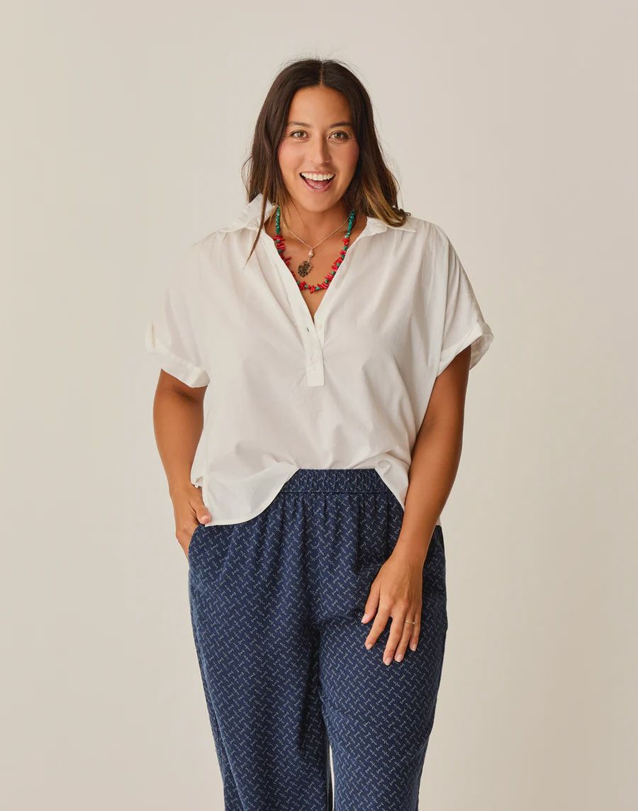 Elliott Voile Top, Colour: Cloud, Size: s