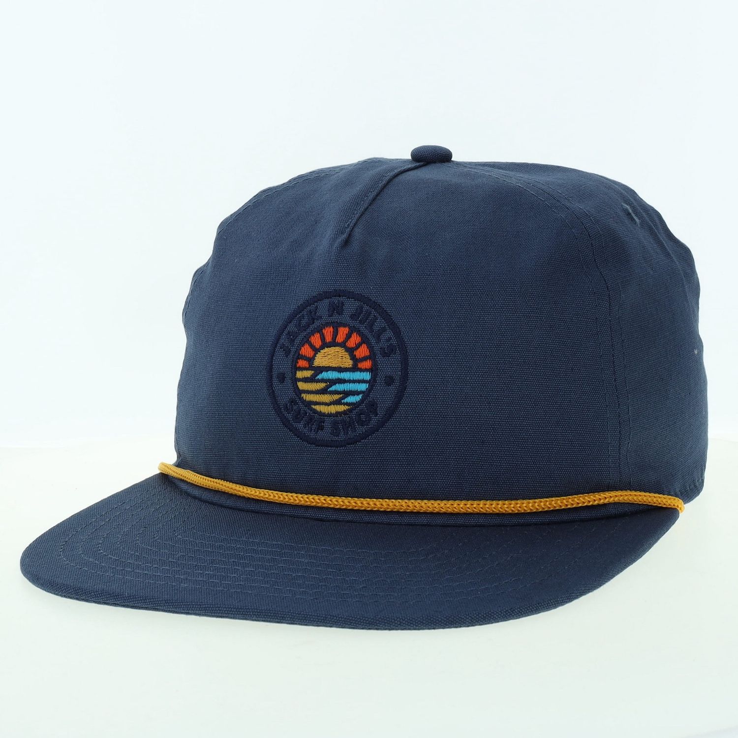 JNJ view finder chill hat, Colour: navy/gold rope