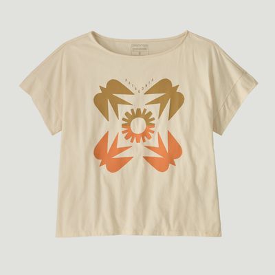 W&#39;s sunfirst relaxed drop sleeve organic t-shirt