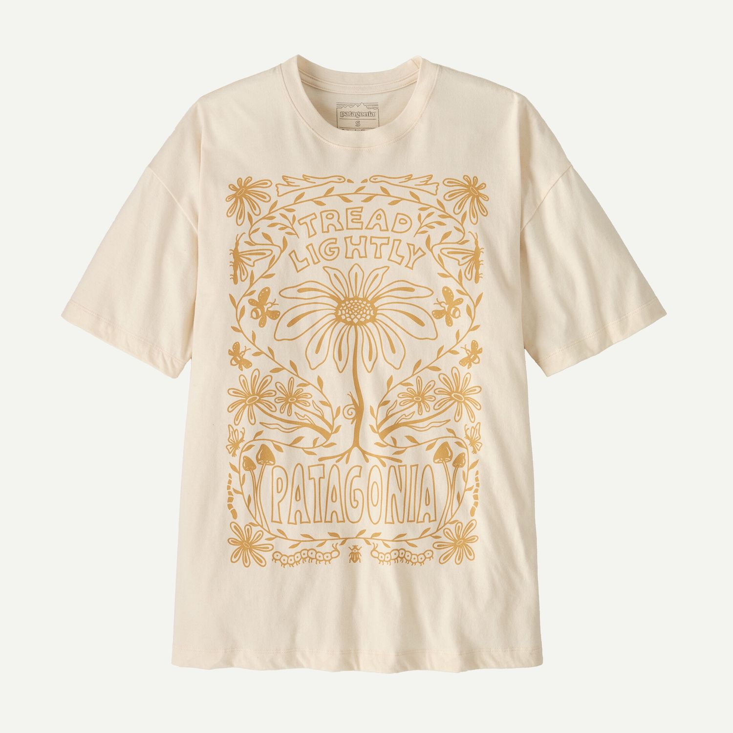 W&#39;s Tread Lightly Oversized Organic T-shirt, Colour: HLMP, Size: S