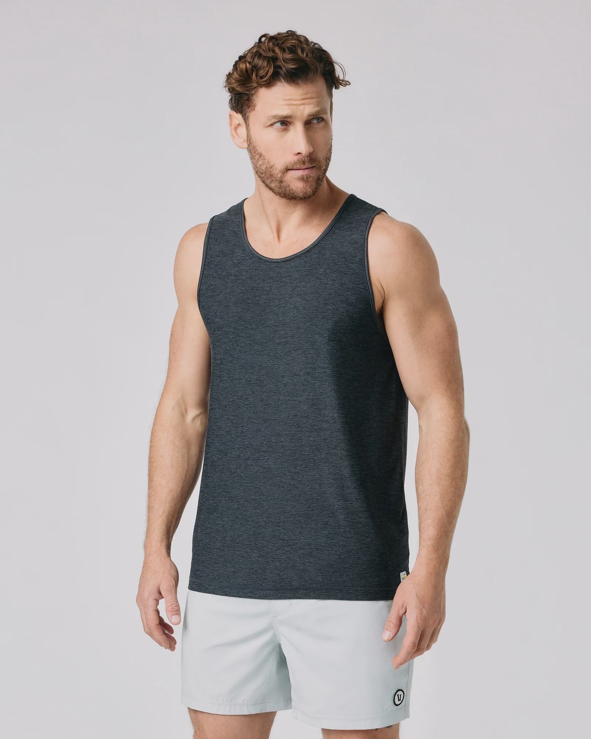 Strato Tech Tank, Colour: Charcoal Heather, Size: M