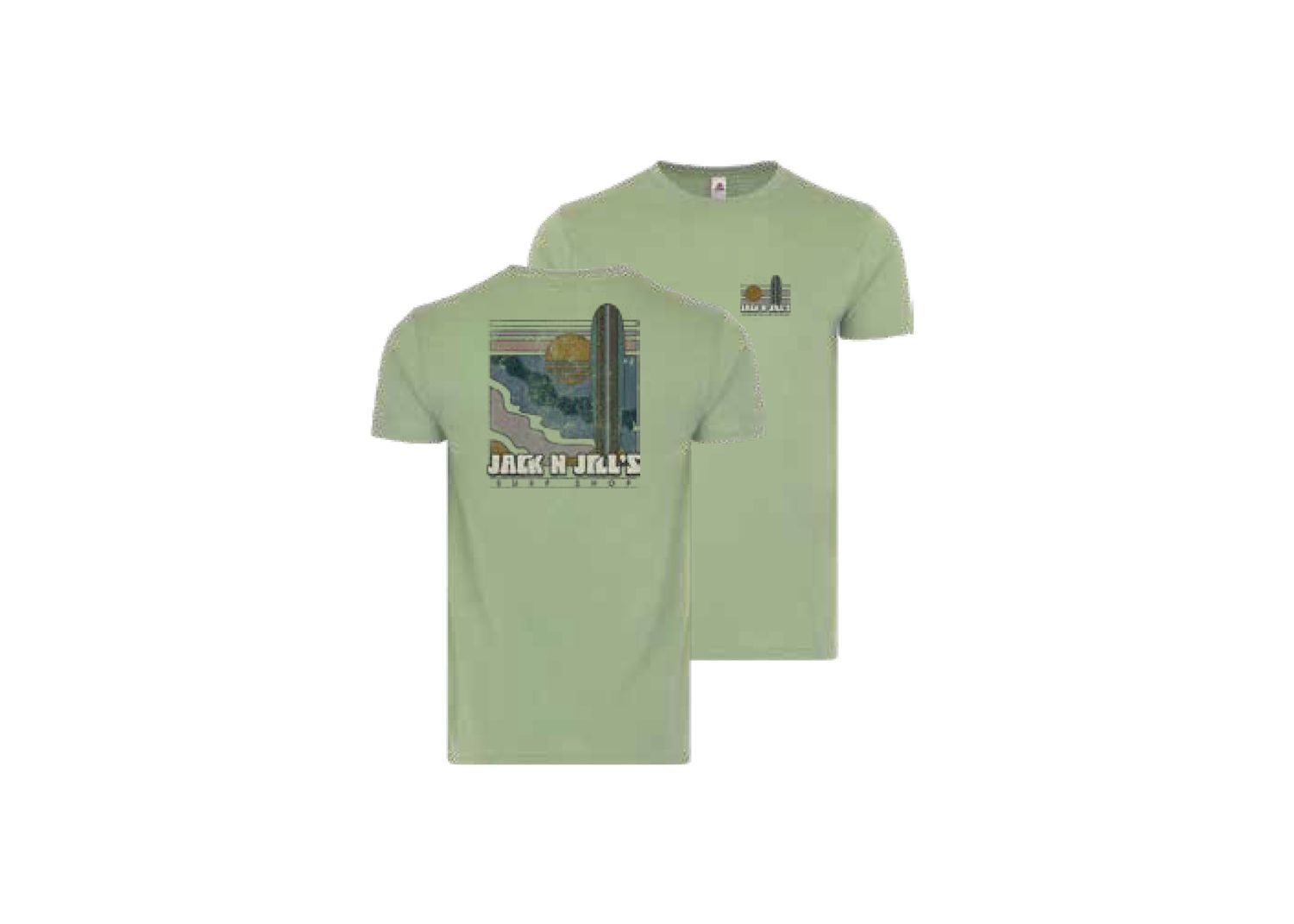 JNJ Mr Blue Sky tee, Colour: Avacodo Heather, Size: S