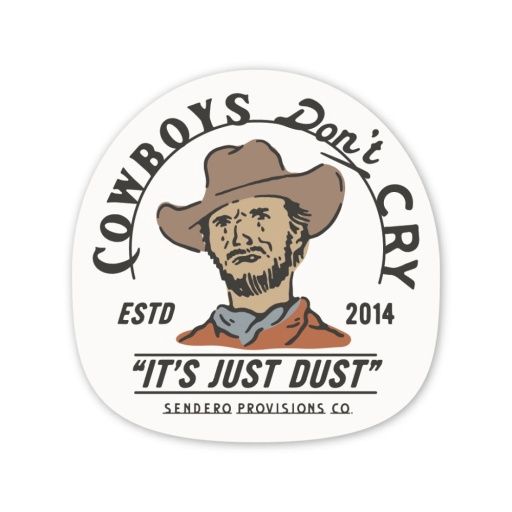COWBOYS DON&#39;T CRY STICKER