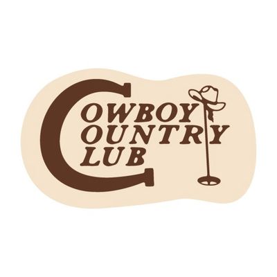 COWBOY COUNTRY CLUB STICKER