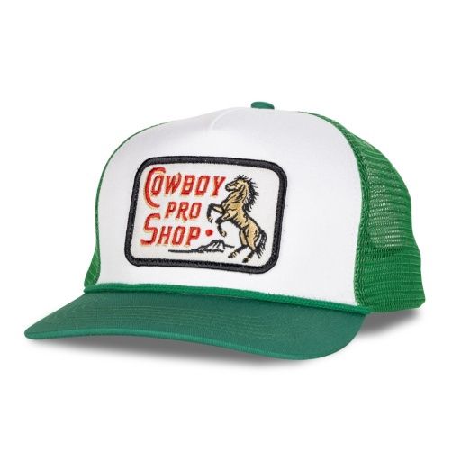 COWBOY PRO SHOP HAT, Colour: WHITE/GREEN