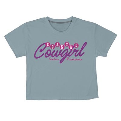 COASTAL COWGIRL CROP TEE