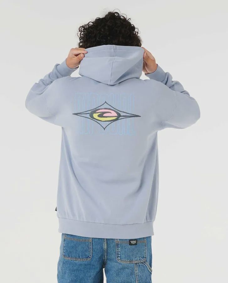 Raw Energy Hood, Colour: ice blue, Size: M
