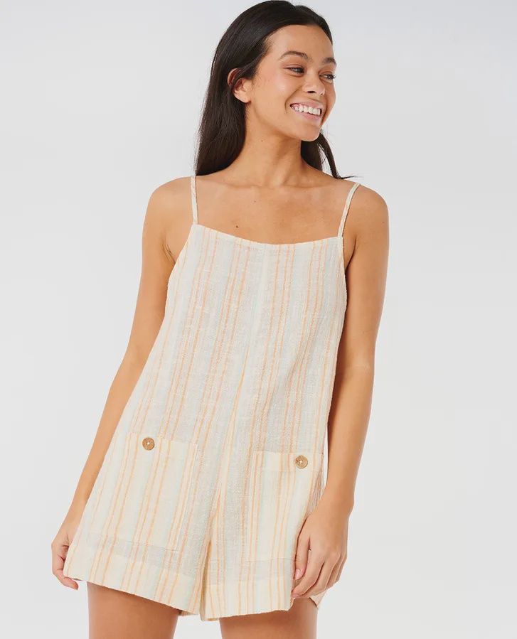Classic surf stripe onesie