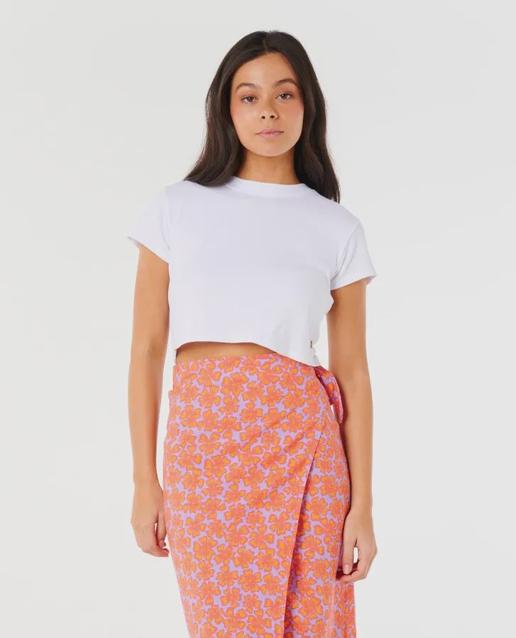 Neon Isles Wrap Midi skirt, Colour: pink, Size: S