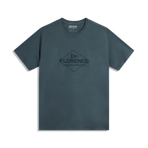 FLORENCE FLAG T-SHIRT, Size: M, Colour: SEA BLUE