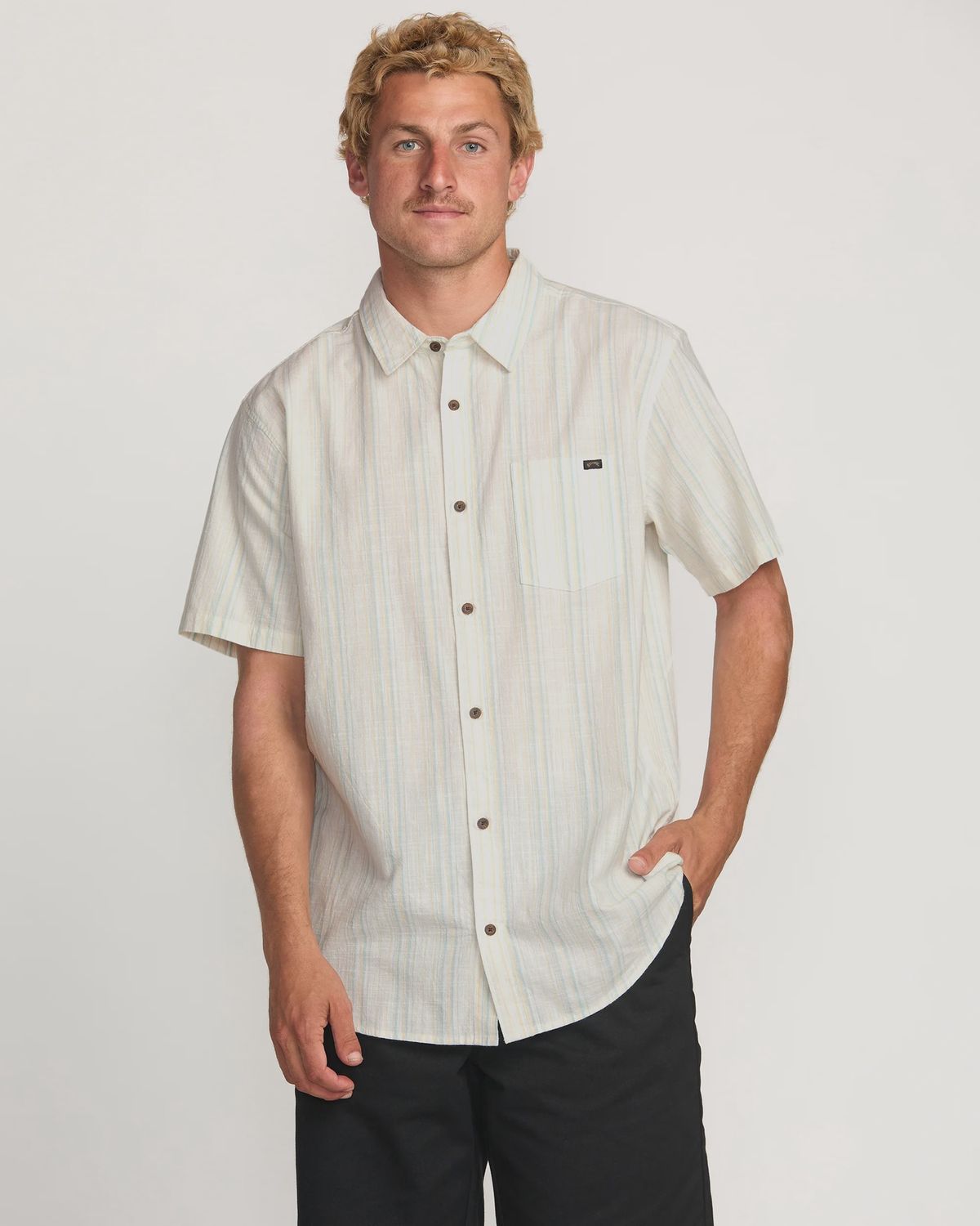 All day stripe ss