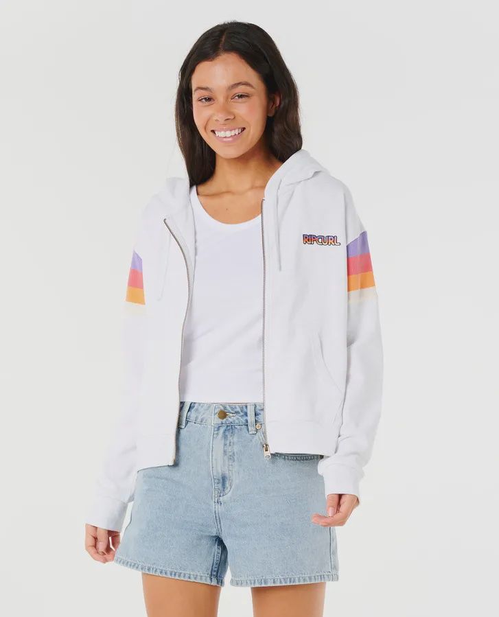 Surf Revival zip through, Colour: grey marle, Size: S