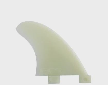 GL- natural glass side fin, Size: GL