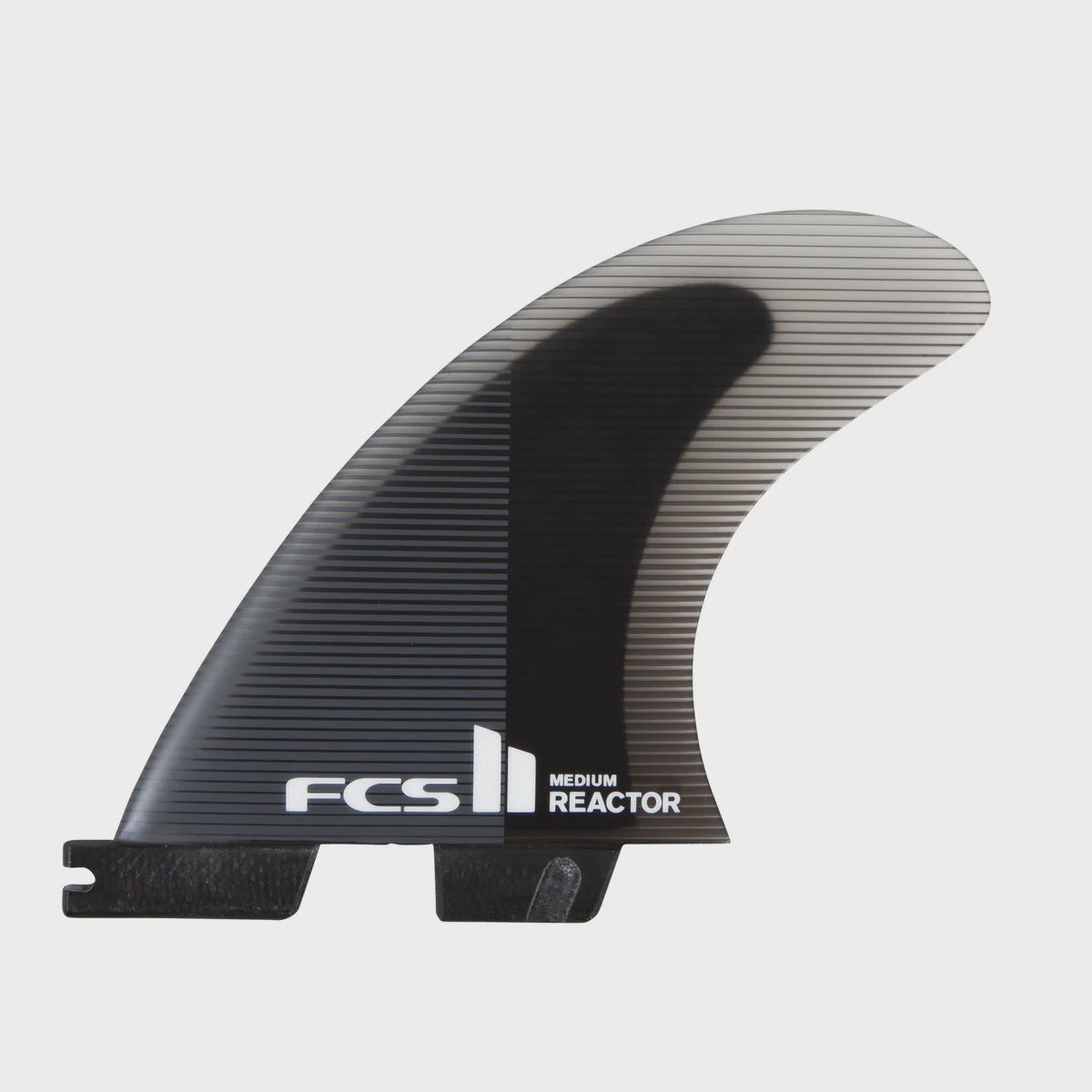 FCS II reactor pc tri fin, Colour: charcoal/black, Size: large