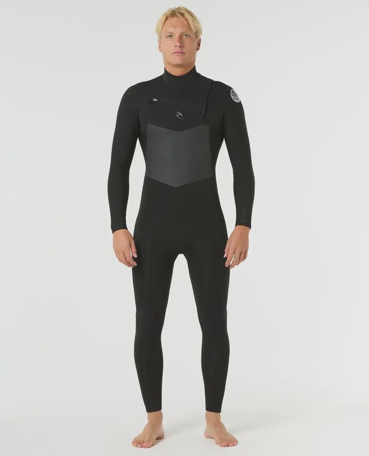 Dawn Patrol 3/2 chest zip, Colour: black, Size: S