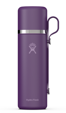 28oz hot flask and cup, Colour: beachplum purple