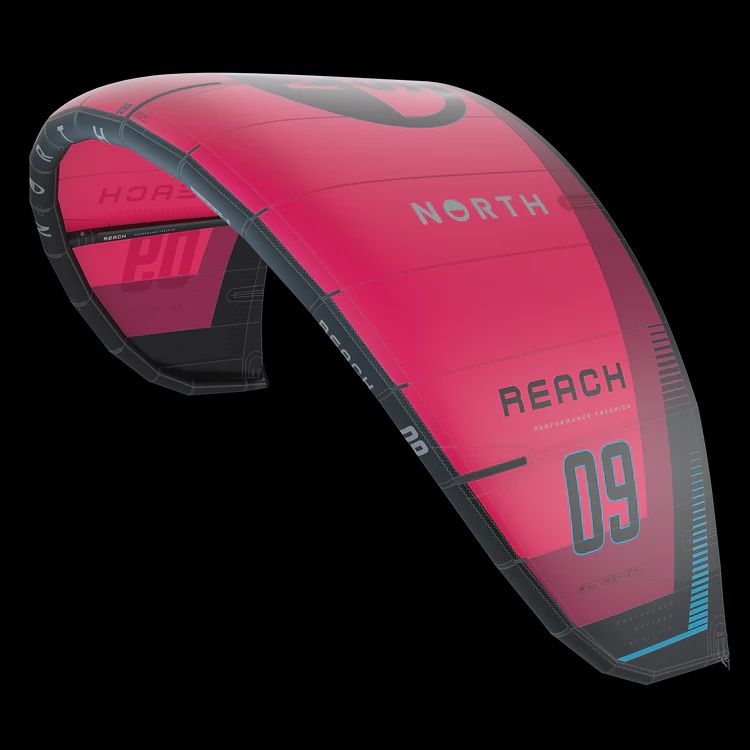 Reach kite, Colour: Rubine Red, Size: 8m
