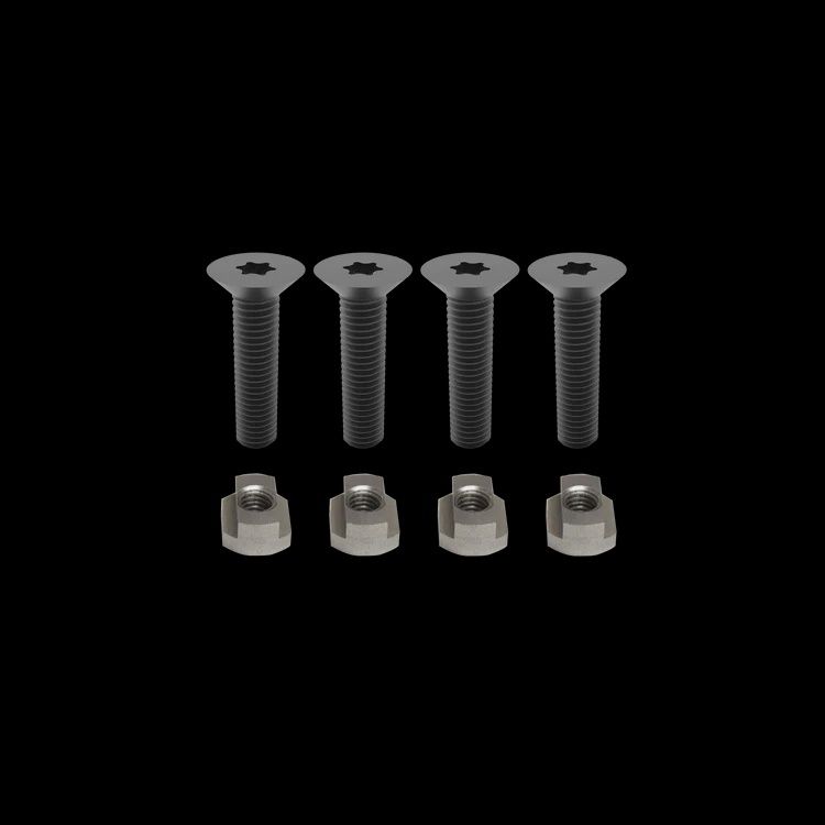 Dropbox screw pack, Colour: black, Size: 23mm