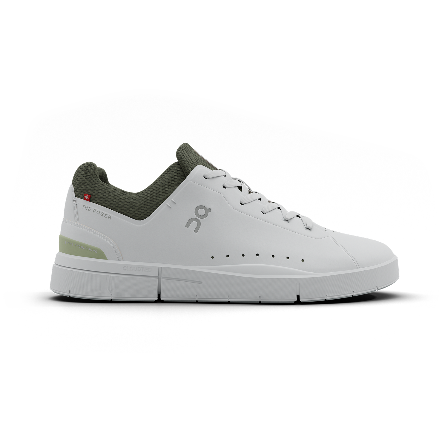 The Roger Advantage, Colour: white/olive, Size: 9