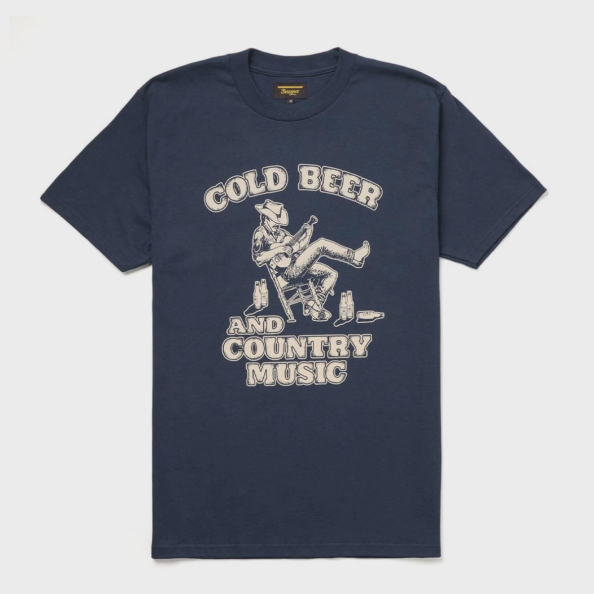 Country Music Tee, Colour: navy, Size: M