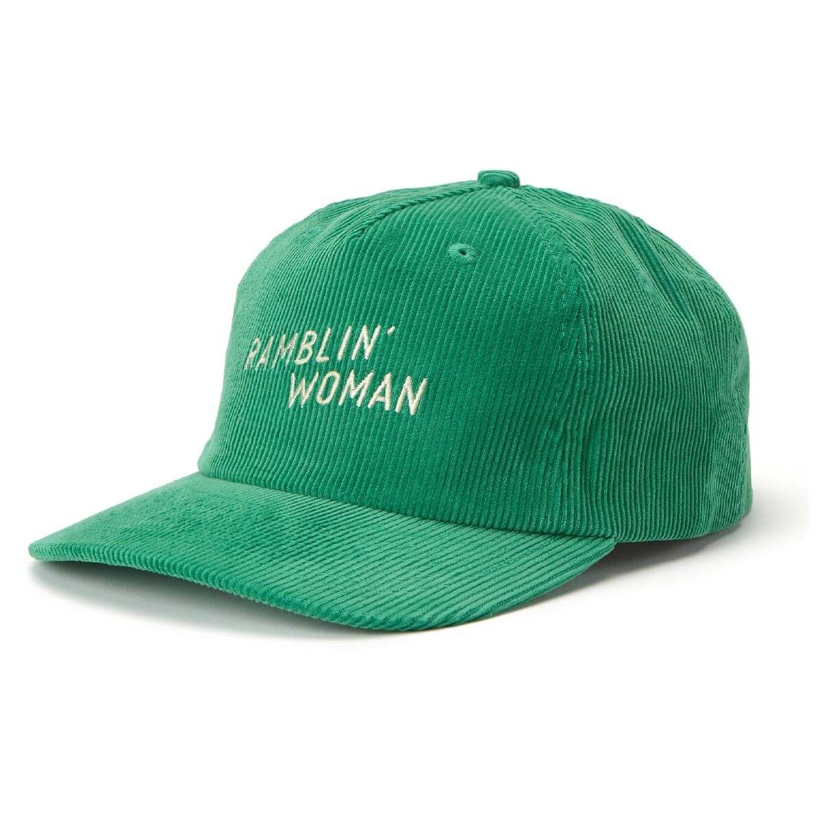 Ramblin&#39; woman cord snapback, Colour: Green