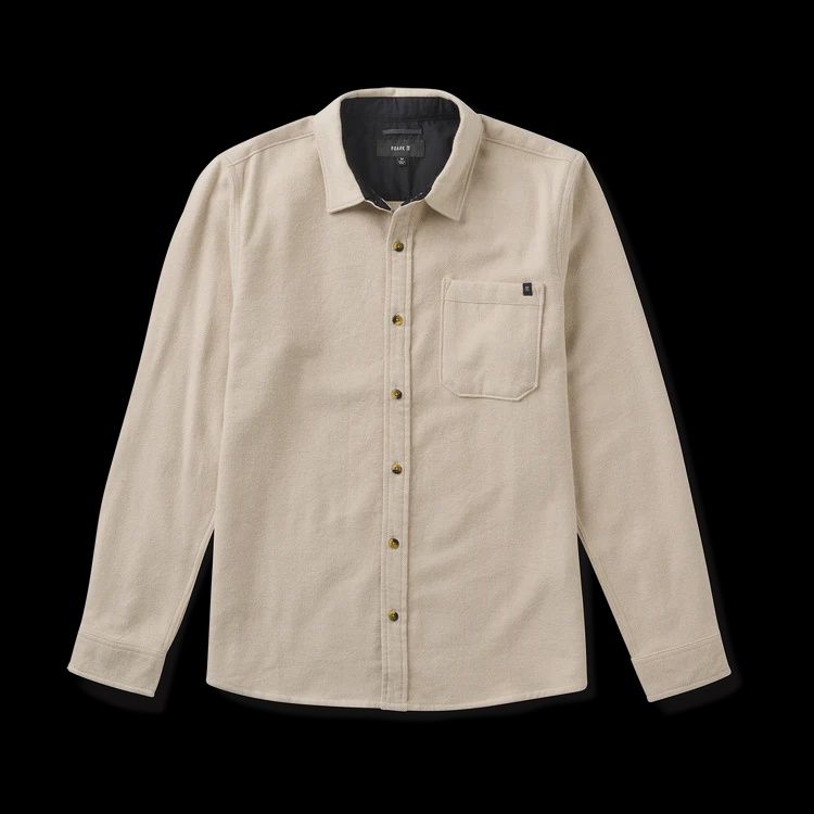 Crossroads Flannel, Colour: Fossil, Size: M