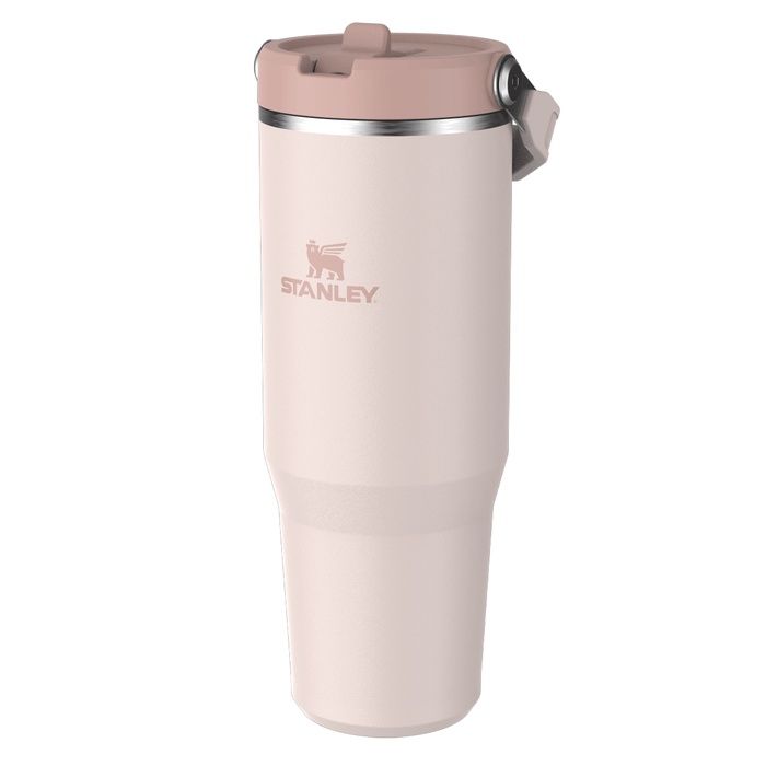 30oz iceflow 2.0 flipstraw tumbler, Colour: rose quartz