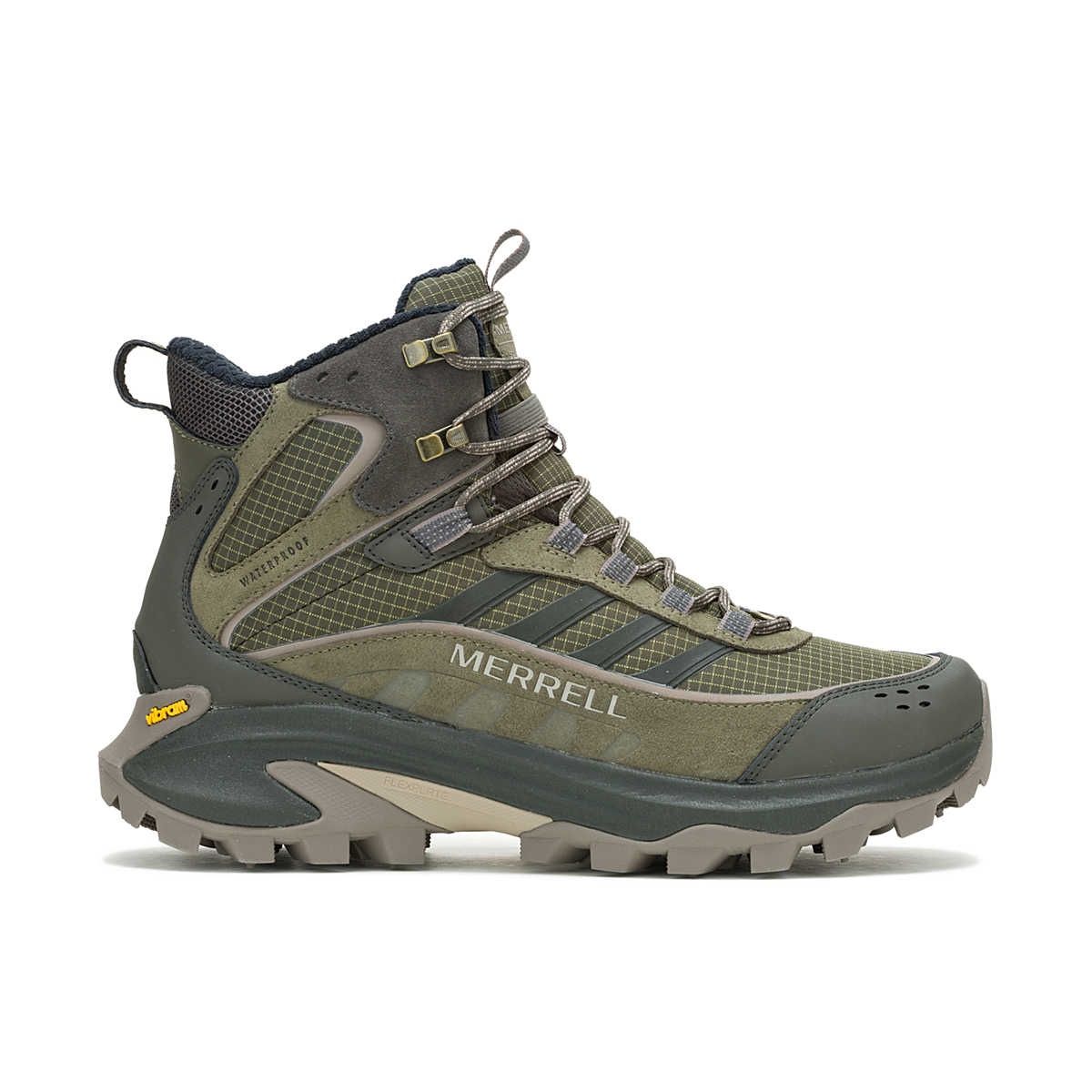 men Moab speed 2 thermo mid wp, Colour: Olive, Size: 9