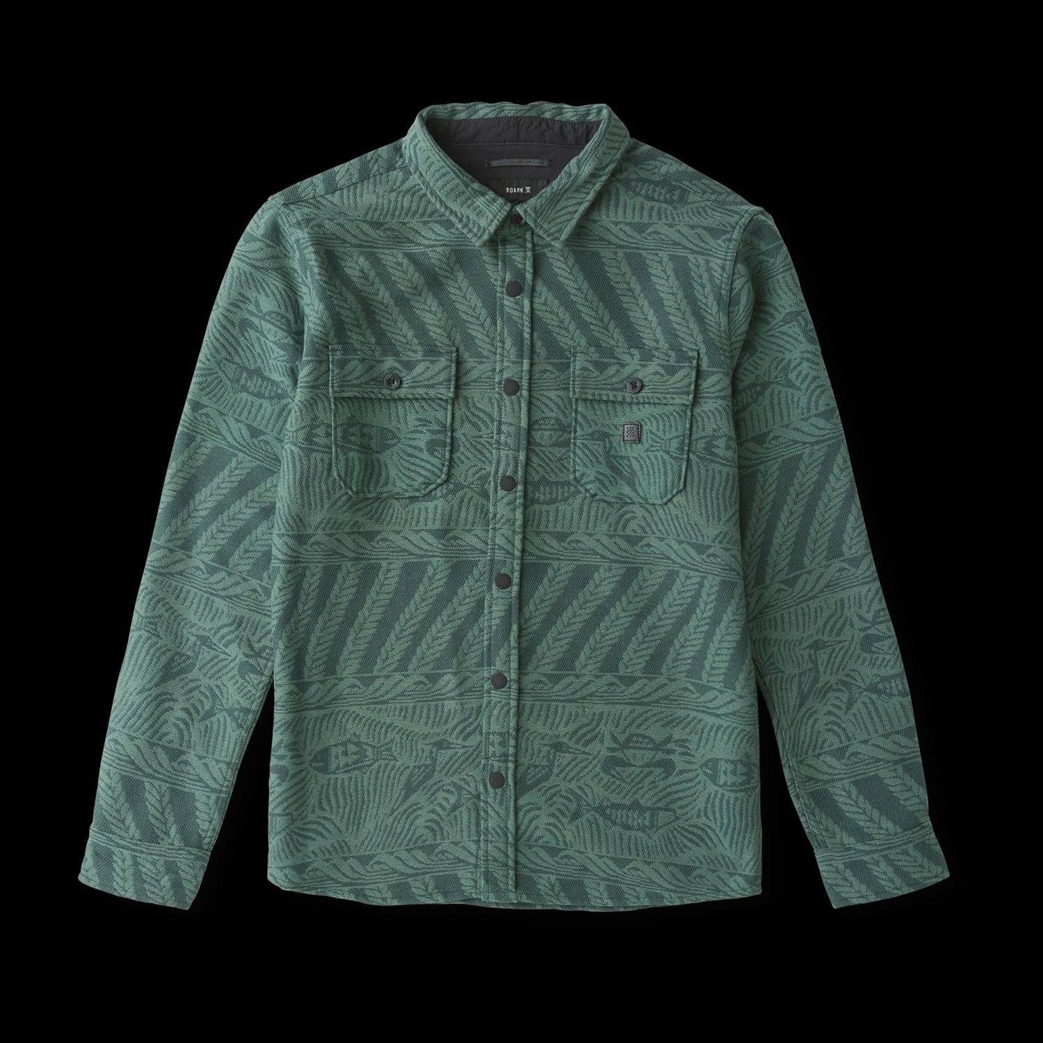 Nordsman Jacquard, Colour: Dark Forest, Size: L