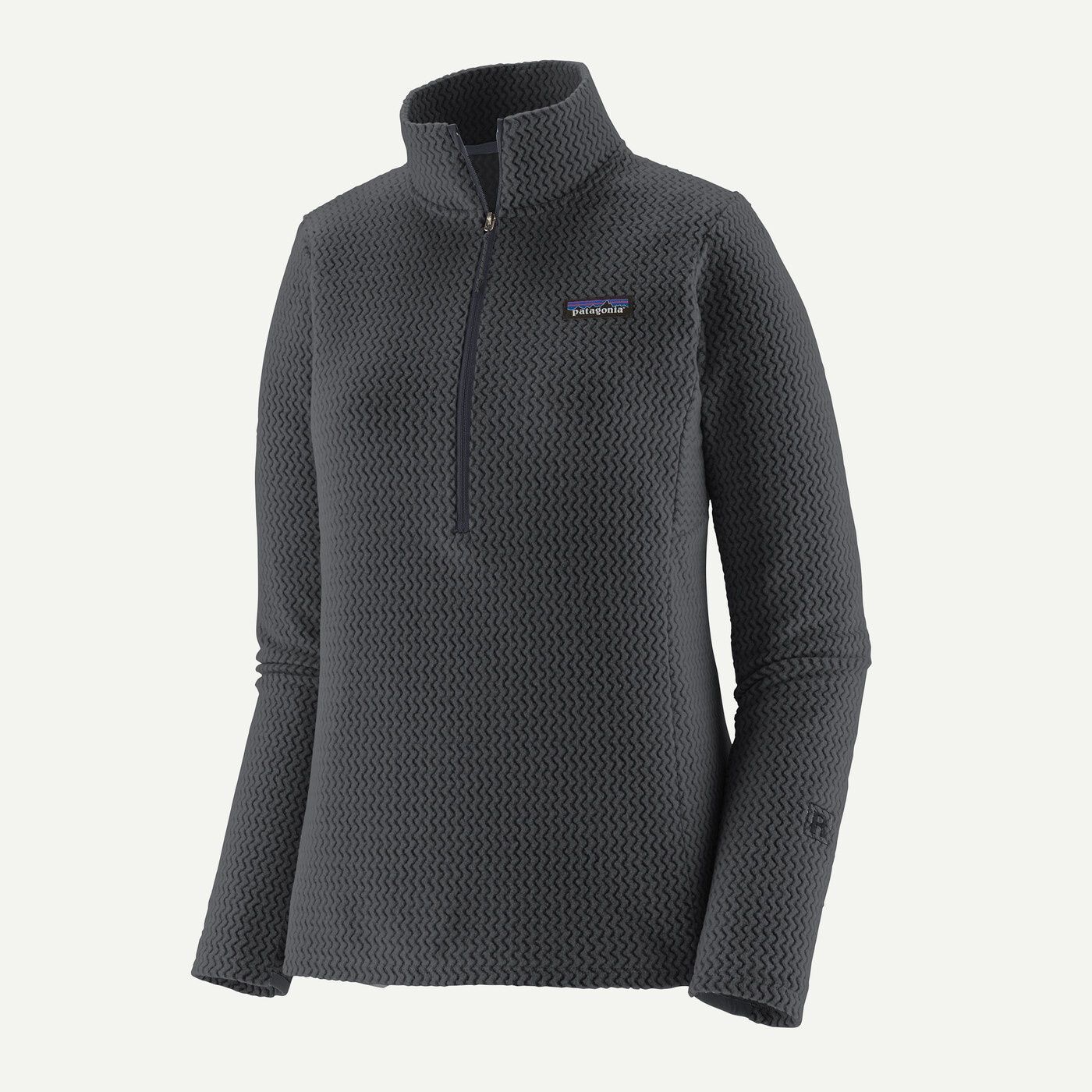 W&#39;s R1 Air Zip Neck, Color: SMDB, Size: S