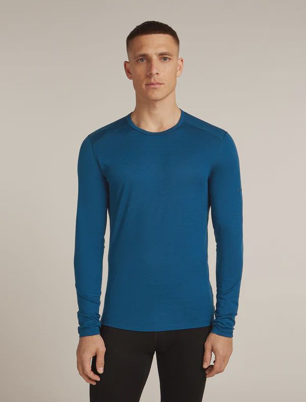 Men Merino 200 Oasis LS Crewe, Colour: Atlantis, Size: M