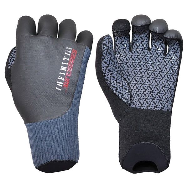 Infiniti kite/sup 5 finger glove 3mm, Colour: black, Size: S