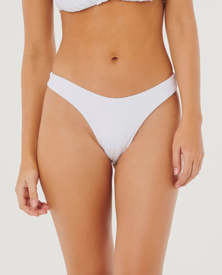 Premium Surf Hi Leg Skimpy, Color: White, Size: S