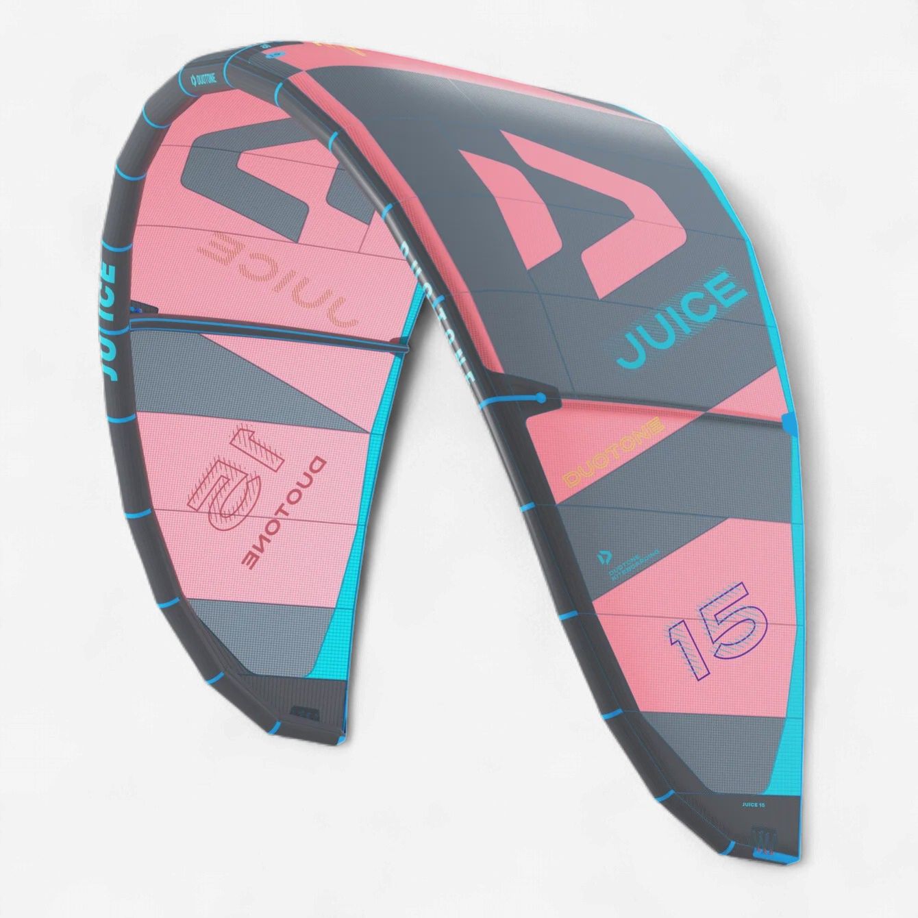 Juice '24 kite, Color: Coral/dark grey, Size: 15m