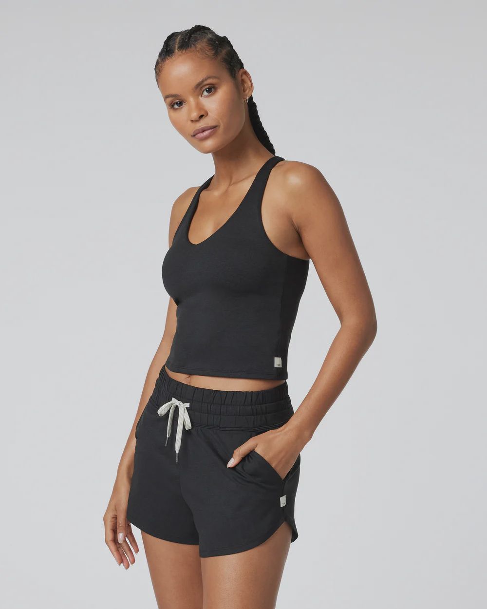 Halo Performance Crop Tank 2.0, Color: HBK, Size: S