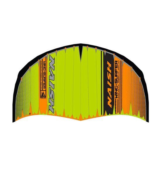 Naish 20 wing-surfer, Color: green/orange, Size: 4.0m