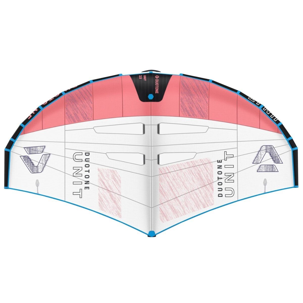 Unit 2023 wing Unit 2023 wing, Color: White/salmon rose, Size: 5m