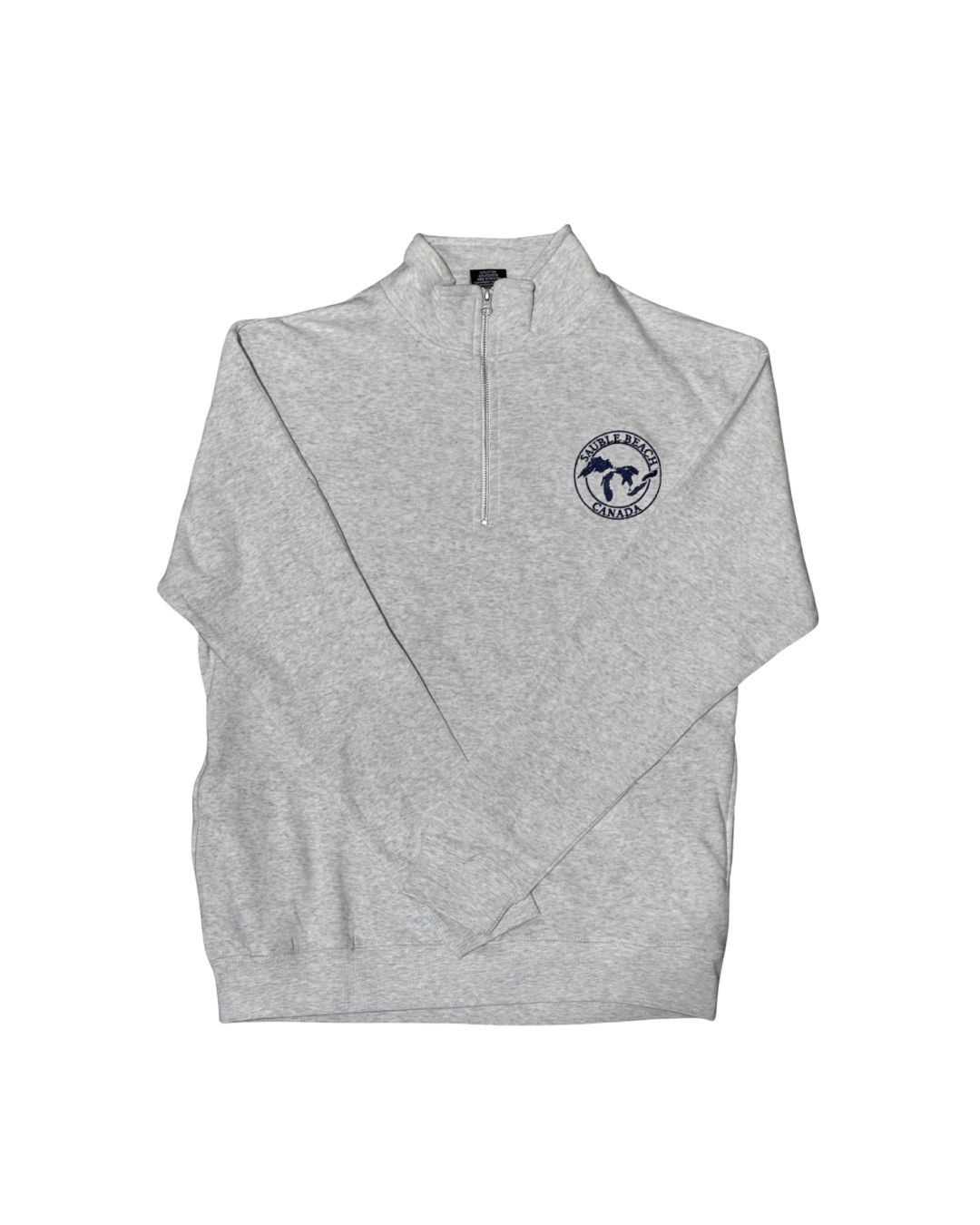 SB great lakes 1/4 angel zip, Color: oatmeal, Size: XXL