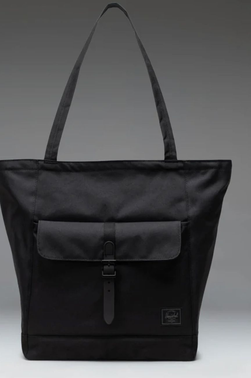 Herschel Retreat Tote  Bag 20L, Color: Black tonal