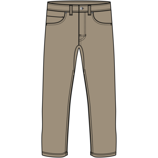 Stretch Zion 5 Pocket SL Pant, Colour: SANDBAR, Size: 3330